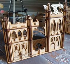 Hrímsalir – HUGE Modular Ruins Set For 3mm Laser Cut MDF