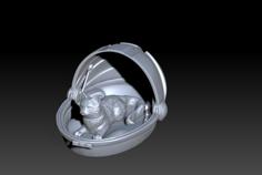 Cat In Yoda Crib. 3D Printer Model