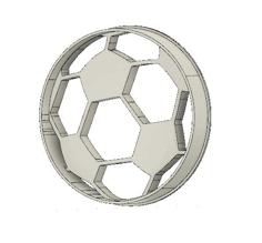 Soccer Ball Cookie Cutter 3D Printer Model