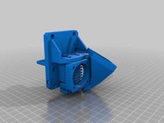 X Carriage Mount For E3d Cyclops Hotend Prusa I3 Sunhokey 3D Printer Model