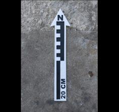 Archaeological North Arrow, Survey Arrow, 20 Centimeter 3D Printer Model