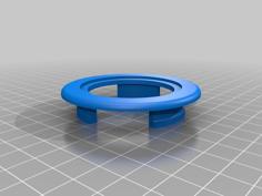 Patio Table Umbrella Ring 3D Printer Model