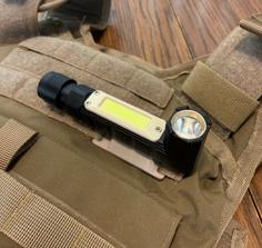 MOLLE Utility Flashlight Clip 3D Printer Model