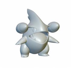 Pokemon Gible #443 – Optimized For 3D Printing 3D Printer Model