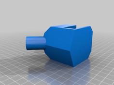 Over The Bulletin Board Flag Holder 3D Printer Model