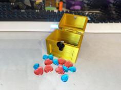 The Binding Of Isaac Four Souls Token Box – Golden Chest 3D Printer Model