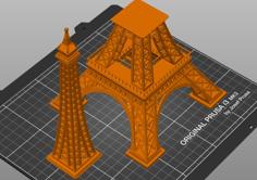 Eiffel Tower 30 Cm (two Parts) 3D Printer Model