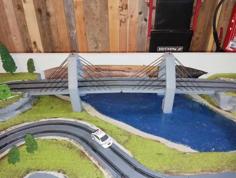 Micro Scalextric Bridge 3D Printer Model