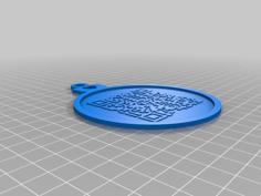 QR Ornament ;) 3D Printer Model