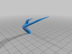 Horn (antler?) For Noodle 3D Printer Model