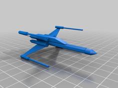 X-wing Without Landing Gear 3D Printer Model