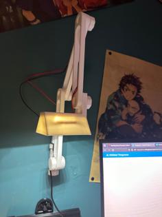 Articulating “LED Strip” Lamp 3D Printer Model