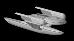 Oberth Class And Fanon Derivatives: Star Trek Starship Parts Kit Expansion #14 3D Printer Model