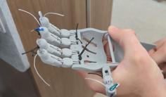 Preassembled Cyborg Beast Hand 3D Printer Model