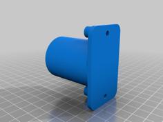 PVC Bracket Spool Holder 3D Printer Model