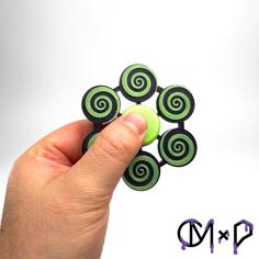 Hypno-Fidget Spinner 3D Printer Model