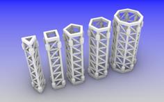 Modular Beam Set 3D Printer Model