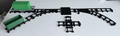 Tracks For Classic Christmas Train Set 3D Printer Model