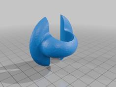 Trådfri Pole Holder 3D Printer Model