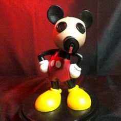 Gasmask Mickey Mouse 3D Printer Model