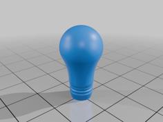 Light Bulb Lamp Switch 3D Printer Model