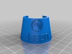 Customisable Bottle Name Tag 3D Printer Model