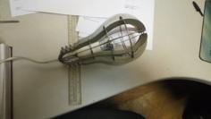 Laser Cut Bulb Shaped Lamp