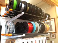 Spool Storage Rack 3D Printer Model