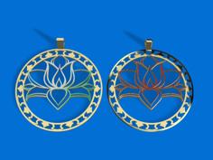 Lotus 3 Pendant 3D Printer Model