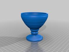 Hollow Chalice With Solid Stem (How-To) 3D Printer Model