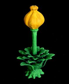 Alien Flower Tall 3D Printer Model