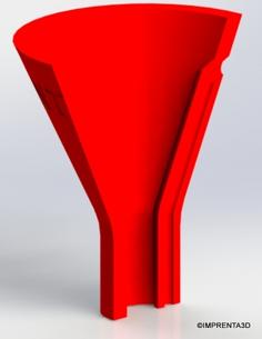 Funnel With Air Duct 3D Printer Model