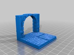 OpenForge 2.0 Cut Tudor Doorway 3D Printer Model