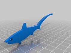 Thresher Shark KeyRing 3D Printer Model