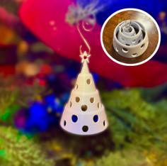 Collapsible Christmas Tree Ornament 3D Printer Model