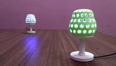 Mini LED Table Lamp 3D Printer Model