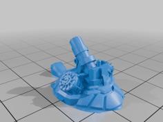 Space Turtle (Xxcha Kingdom) Flagship, Mech, And PDS 3D Printer Model