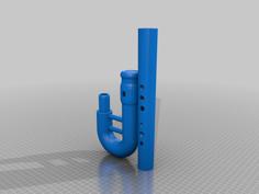 Redesigned Bass Folk Flute 3D Printer Model