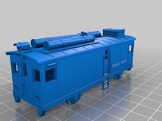 A Modified Boxcab In Order To Fit With A BTTB Mechanics TT Scale 3D Printer Model