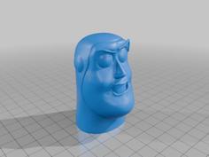 Screen Accurate Toy Story Buzz Lightyear Head 3D Printer Model