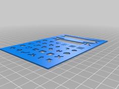 Day Planner Icon Stencil Template 3D Printer Model