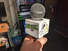 Microphone Flag 3D Printer Model