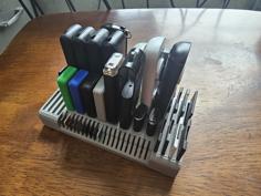 SD USB Organizer (Repaired STL) 3D Printer Model