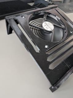 XPS Cooling Pad With External Fan 3D Printer Model