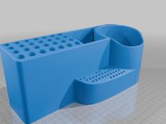 Brush And Hobby File Holder 3D Printer Model