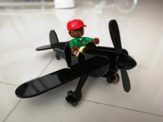 Wooden Duplo Plane Puzzle 3D Printer Model