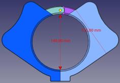 Neck-Finger-Cuff, Relax-Version 3D Printer Model