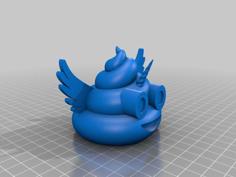 Bewinged Unicorn Poop 3D Printer Model