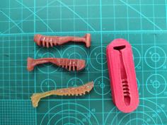 Chubby Fish Soft Lure 4cm Mold 3D Printer Model