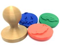 The Changeable Screw Play Dough Stamps With Animals 3D Printer Model